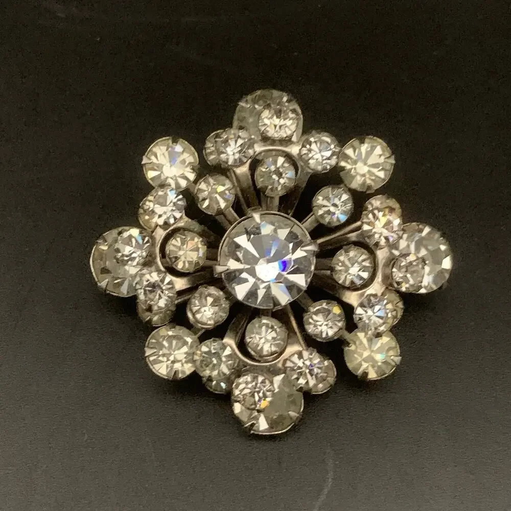 Vintage starburst rhinestone